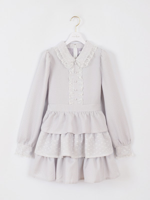 ハートレースティアードワンピース