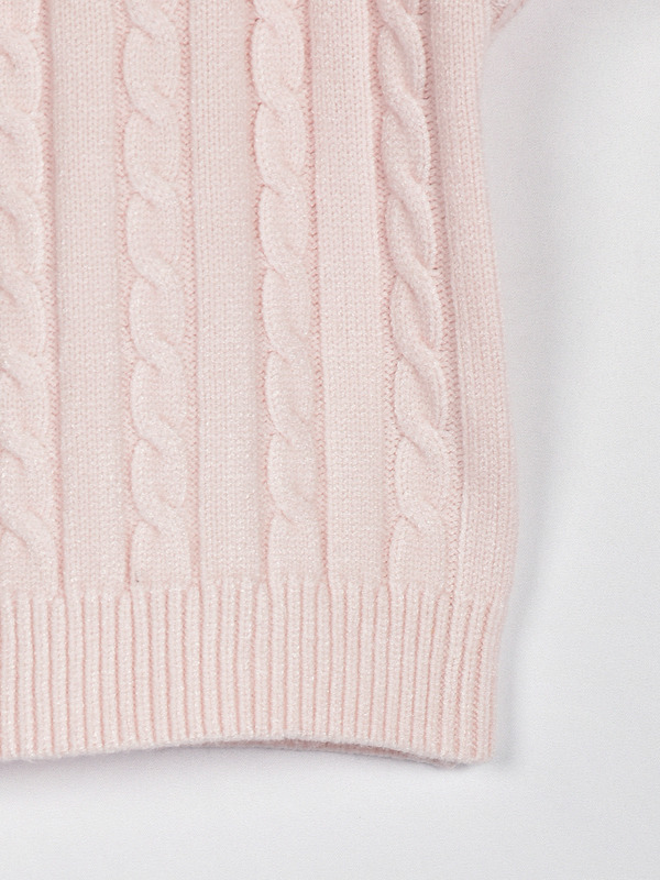 バイカラーシャツドッキングニット 詳細画像 ピンク 16