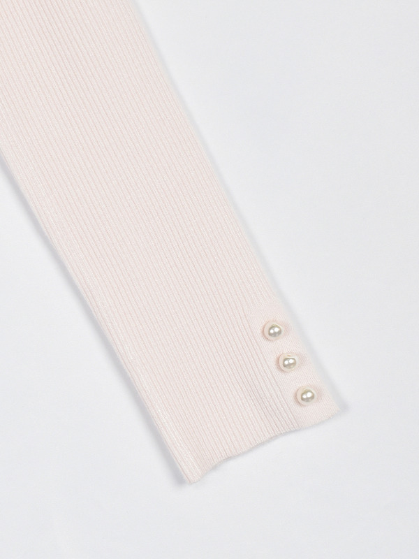 リボンオフショルニット 詳細画像 ブラック 16