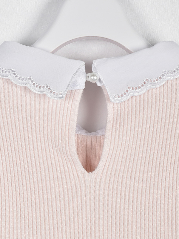 ビジュー襟付きリブニット 詳細画像 オフホワイト 16