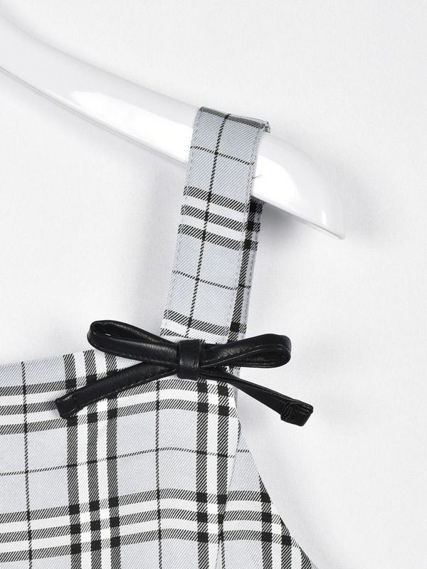 レザーリボンプリーツワンピース 詳細画像 ベージュ 16