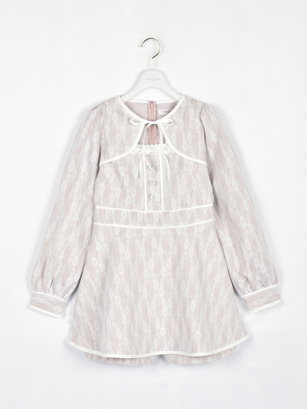 チョーカーリボンロンパース 詳細画像 ピンク 1