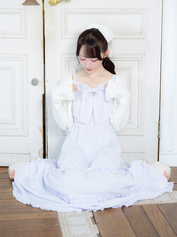 リボンチェックキャミワンピース｜evelyn（エブリン）公式通販サイト