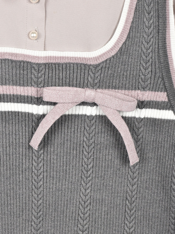 シャツベストティアードセット 詳細画像 チャコール 16