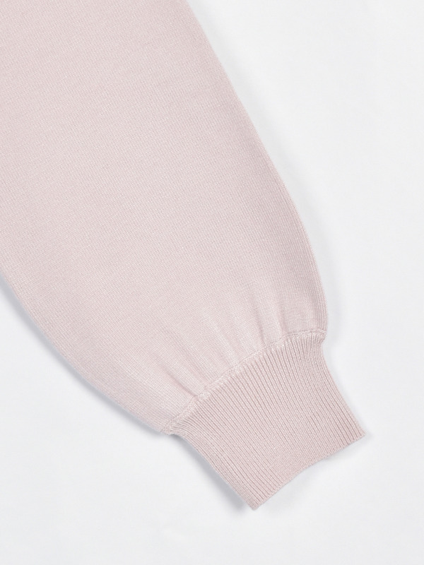 ダブルリボンチェックニット 詳細画像 ベージュ 16