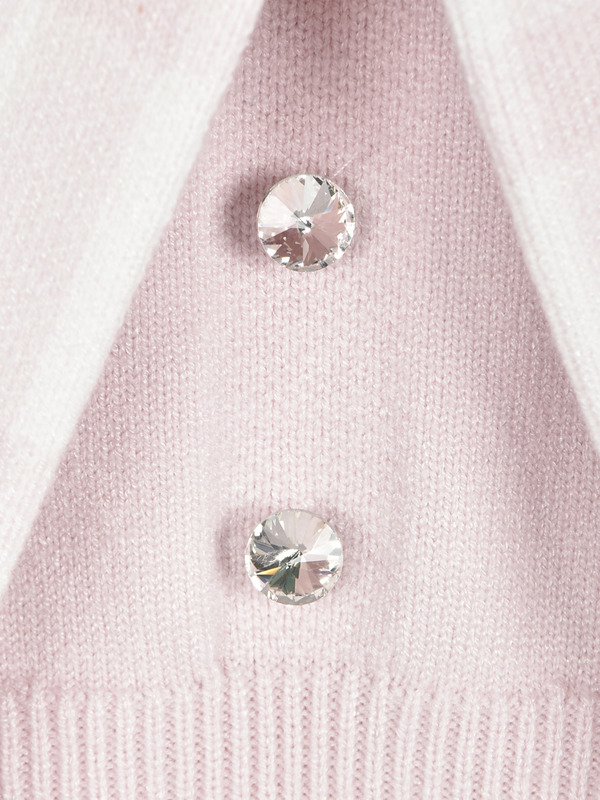 リボンチェックニットワンピース 詳細画像 ピンク 16