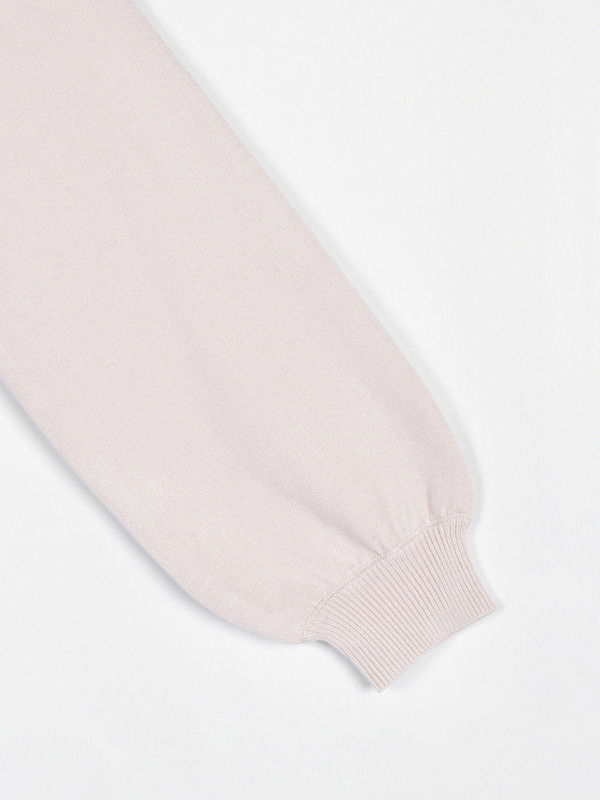 リボンチェックニットワンピース 詳細画像 ピンク 16