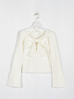 リボンクロスニット