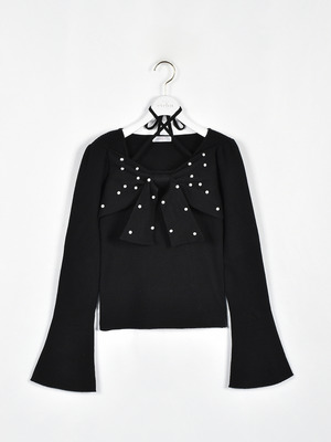 リボンクロスニット