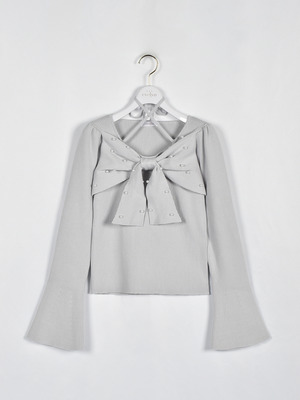 リボンクロスニット