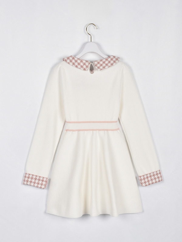 ツイード襟ミニワンピース 詳細画像 アイスグレイ 16