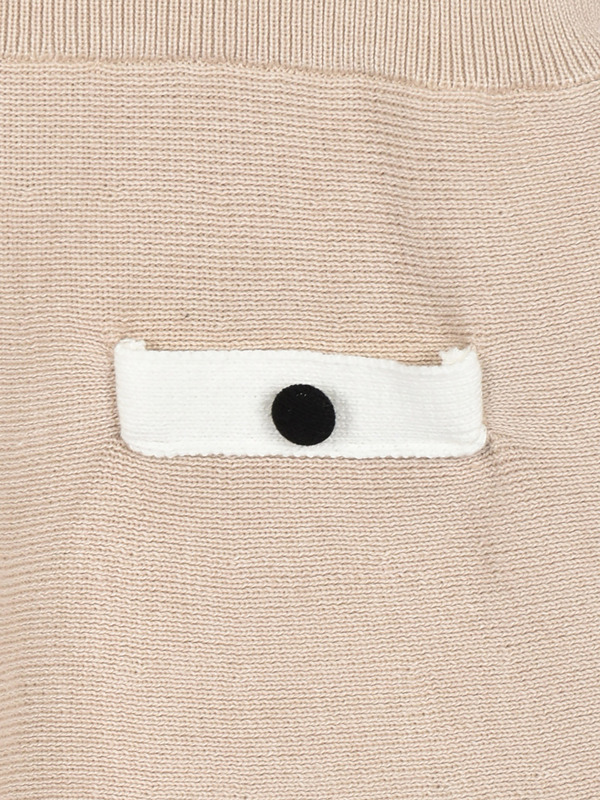 バイカラーフレアニットワンピース 詳細画像 ブラック 16