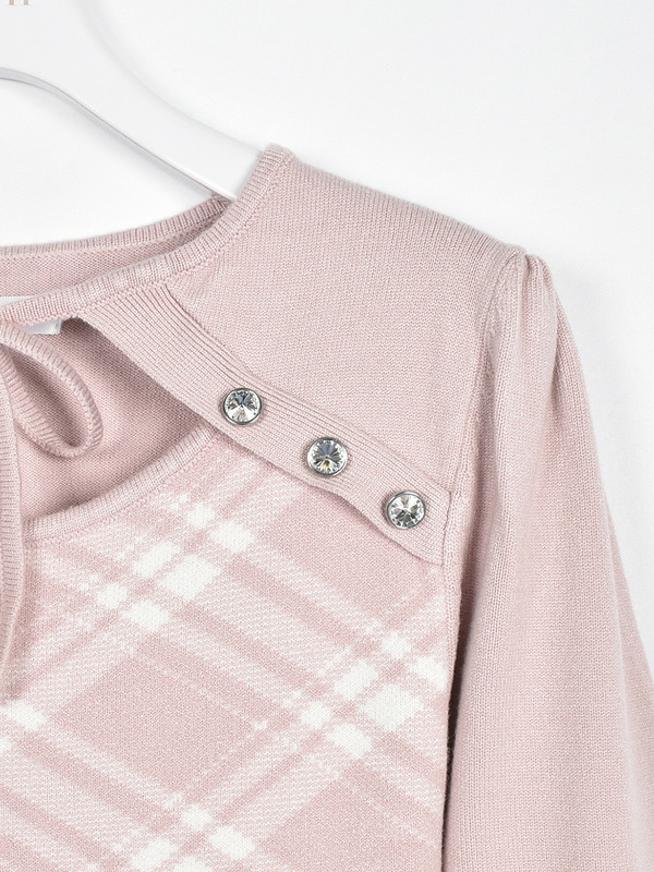 チェックマーメイドワンピース 詳細画像 アイスグレイ 16