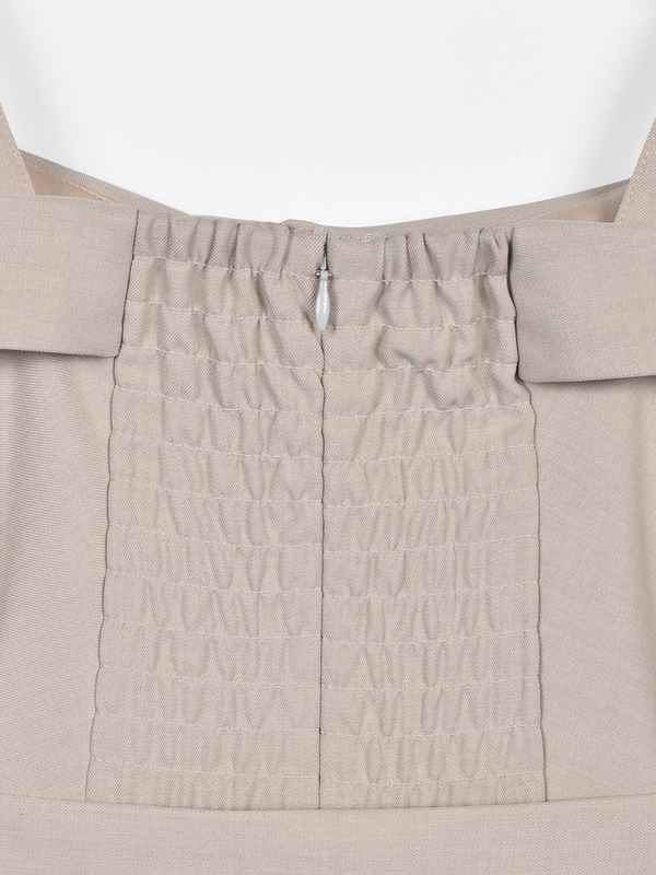 オフショルトレンチマーメイドワンピース 詳細画像 ブラック 16