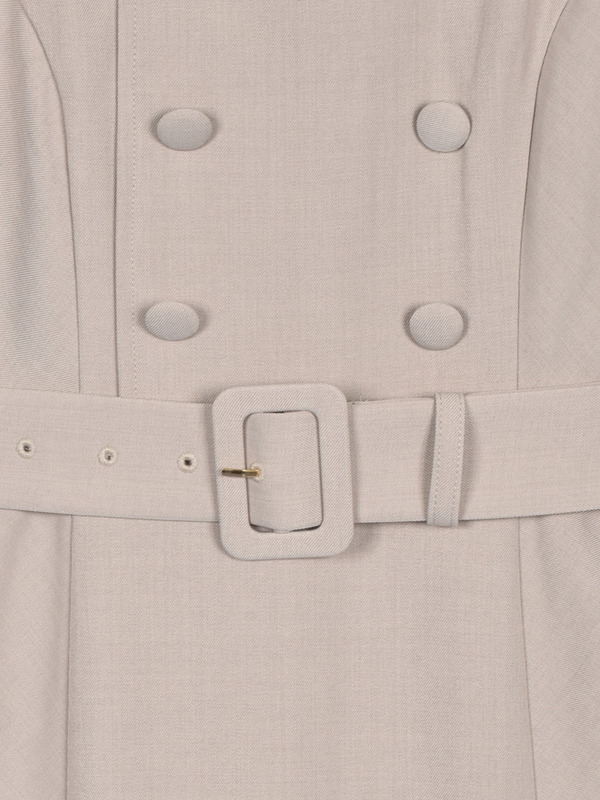 オフショルトレンチマーメイドワンピース 詳細画像 ブラック 16