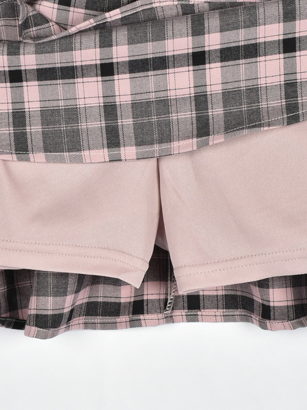 編み上げダブルスカート 詳細画像 ギンガム 16