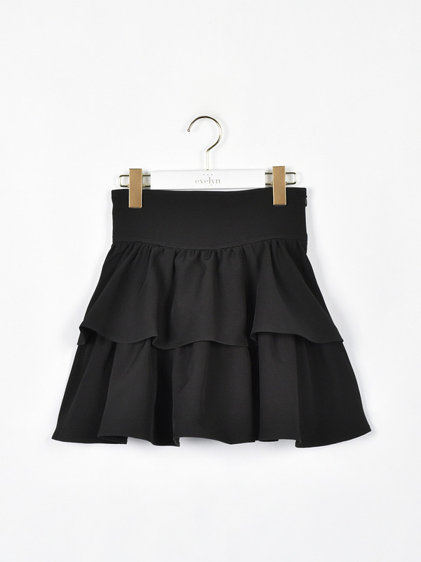 ティアードミニスカート 詳細画像 ブラック 1