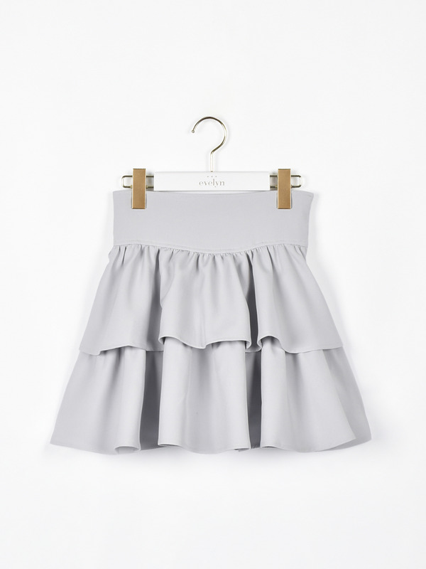 ティアードミニスカート 詳細画像 アイスグレイ 1
