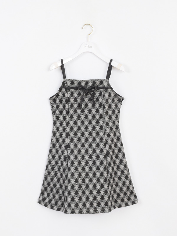 チェックセットワンピース 詳細画像 ベージュ 16