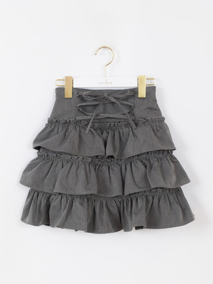 編み上げティアードスカート