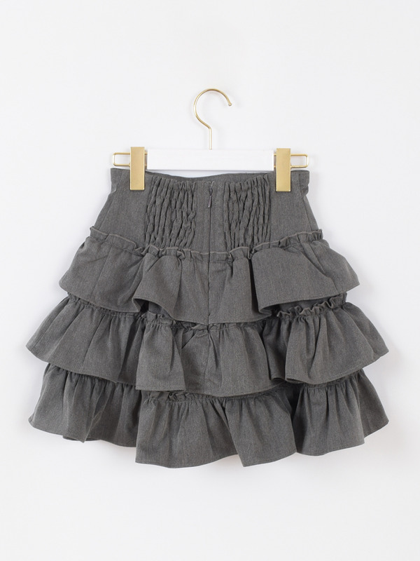 編み上げティアードスカート 詳細画像 チェック 16