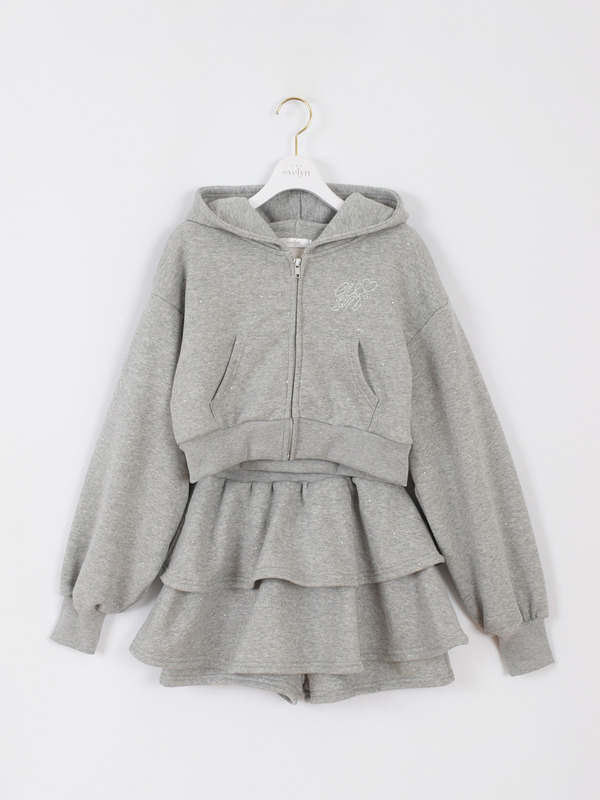 ロゴビジュースウェットセット 詳細画像 グレイ 1