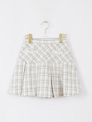 フリルレースプリーツスカート