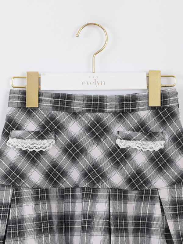 フリルレースプリーツスカート 詳細画像 チェック 16