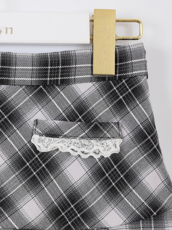 フリルレースプリーツスカート 詳細画像 チェック 16