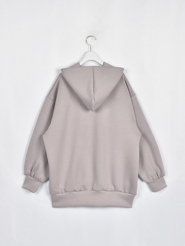 レースリボンビッグパーカー 詳細画像 グレイ 16