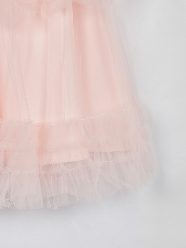 バストギャザーチュールキャミワンピース 詳細画像 ブラック 16