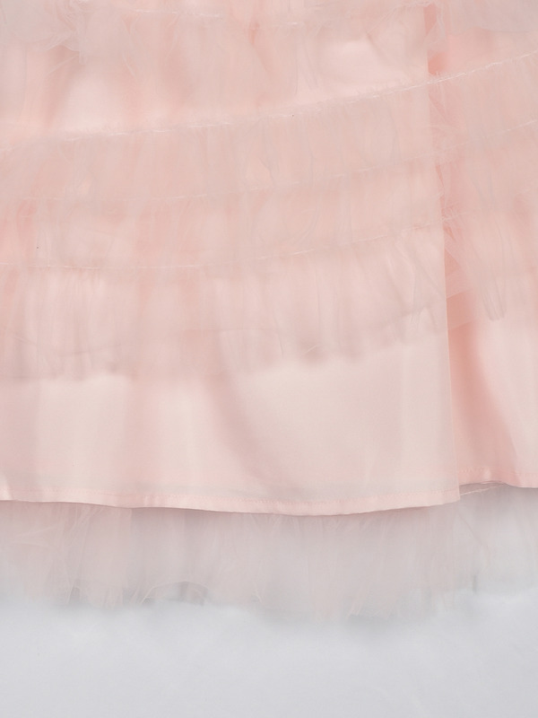 バストギャザーチュールキャミワンピース 詳細画像 ブラック 16