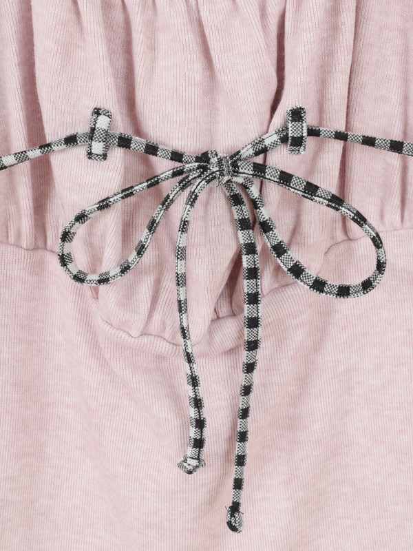 チェックパイピングリボントップス 詳細画像 ギンガム 16