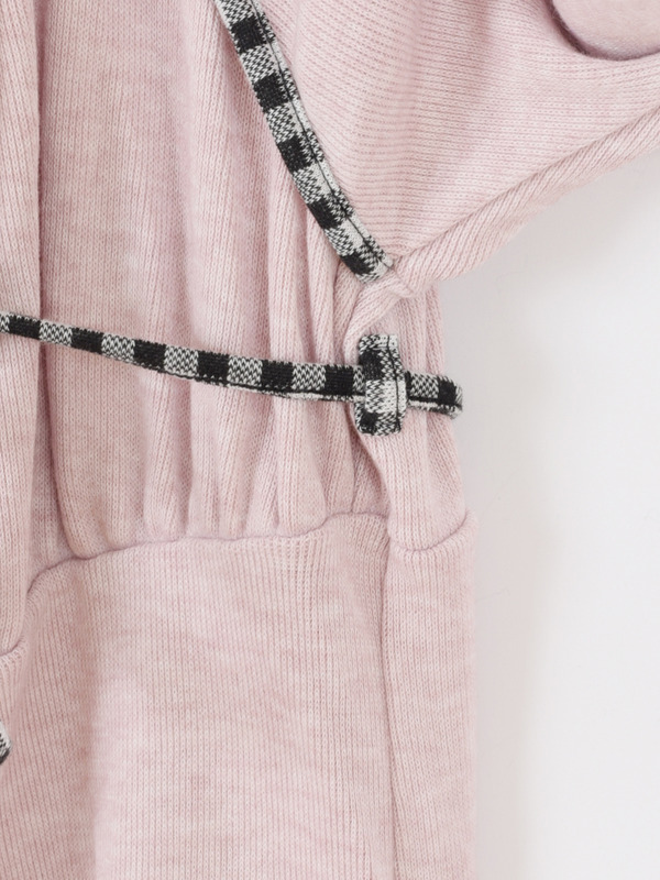 チェックパイピングリボントップス 詳細画像 ギンガム 16