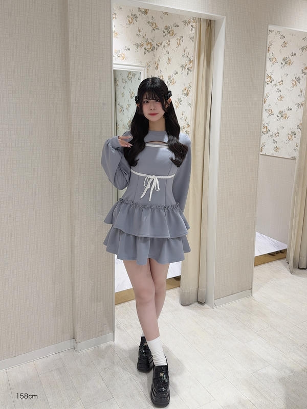 ボンディングセットワンピース 詳細画像 ブルー 1