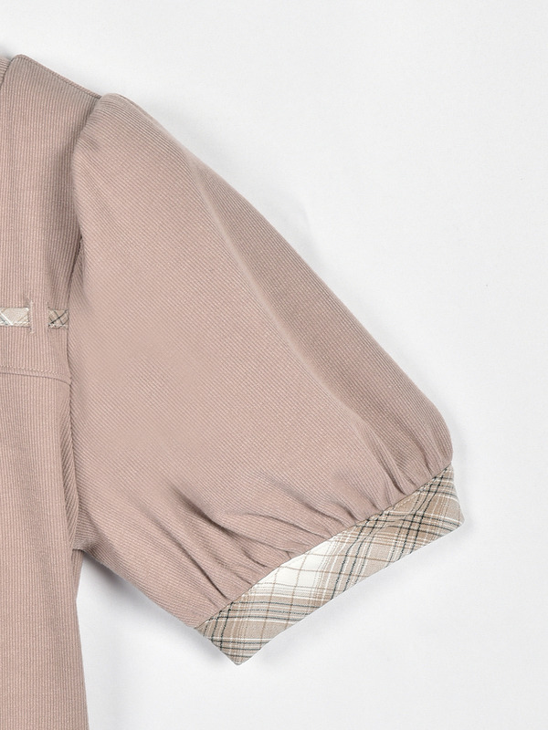 バスト切替リボントップス 詳細画像 チャコール 16