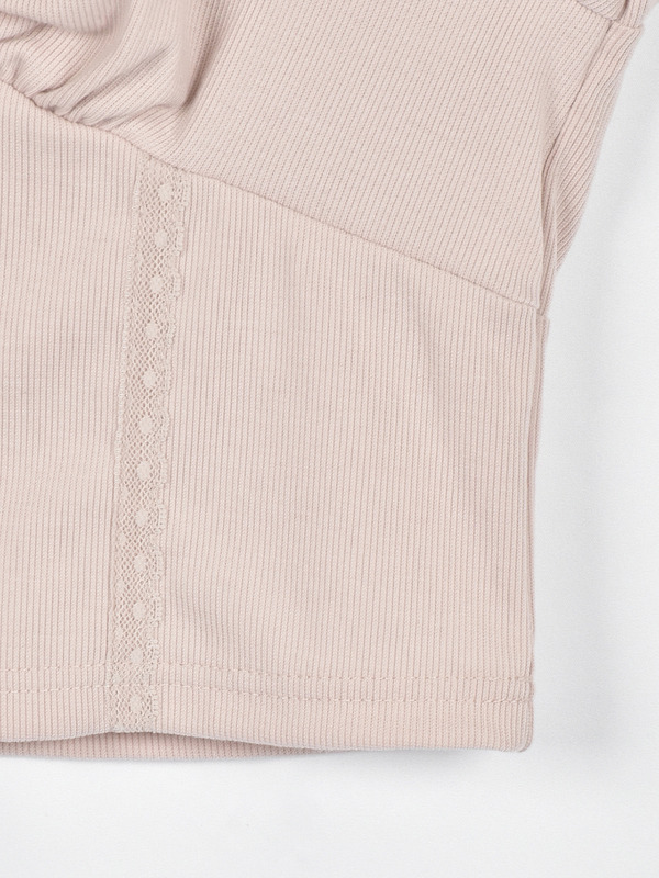 レースクロスリブトップス 詳細画像 アイスグレイ 16