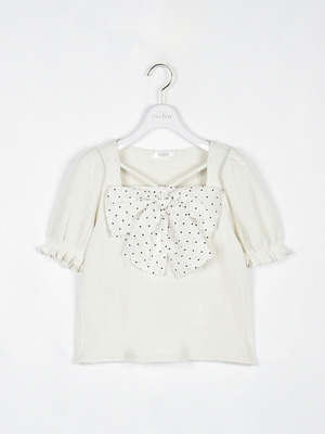 フロントリボンレーストップス