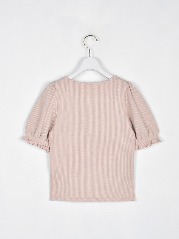 フロントリボンレーストップス 詳細画像 ブラック 16