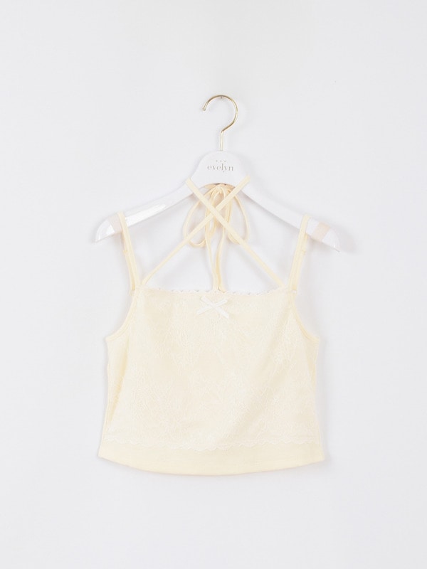 レースリブキャミセット 詳細画像 ブラック 16