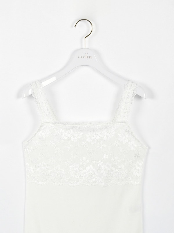 レースキャミソール 詳細画像 オフホワイト 16