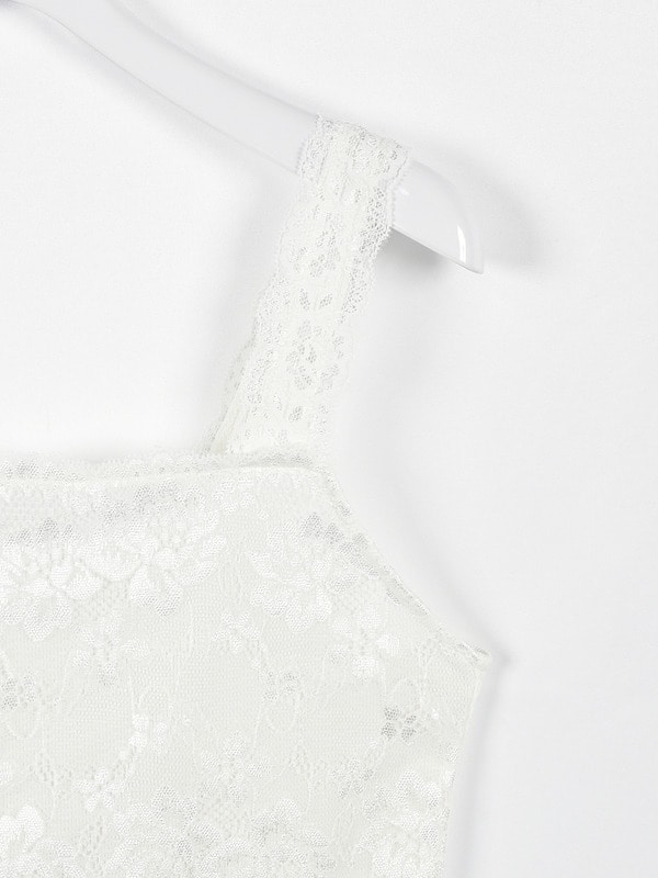レースキャミソール 詳細画像 オフホワイト 16