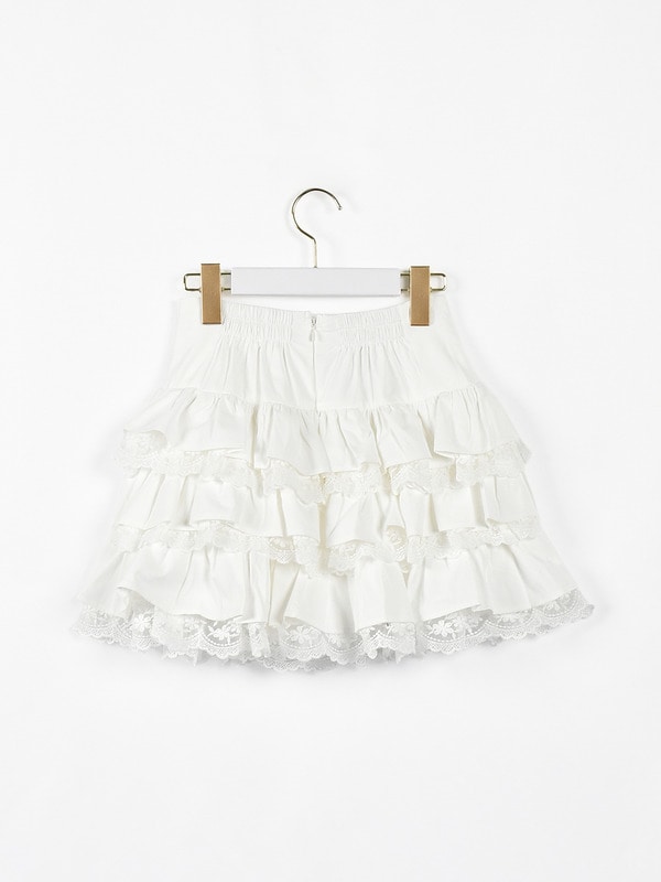 ティアードレーススカート 詳細画像 ブラック 16