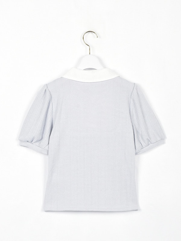 シャツドッキングリボントップス 詳細画像 チャコール 16