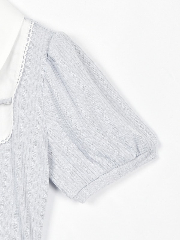 シャツドッキングリボントップス 詳細画像 チャコール 16