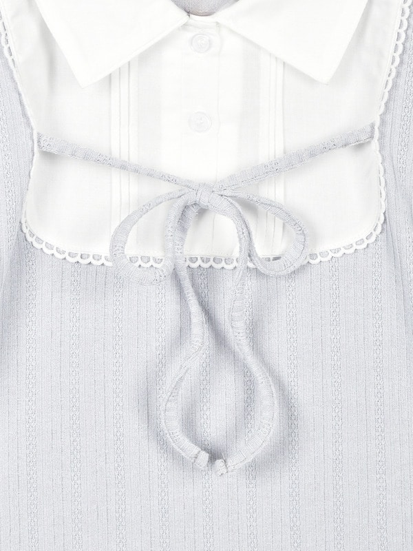 シャツドッキングリボントップス 詳細画像 チャコール 16