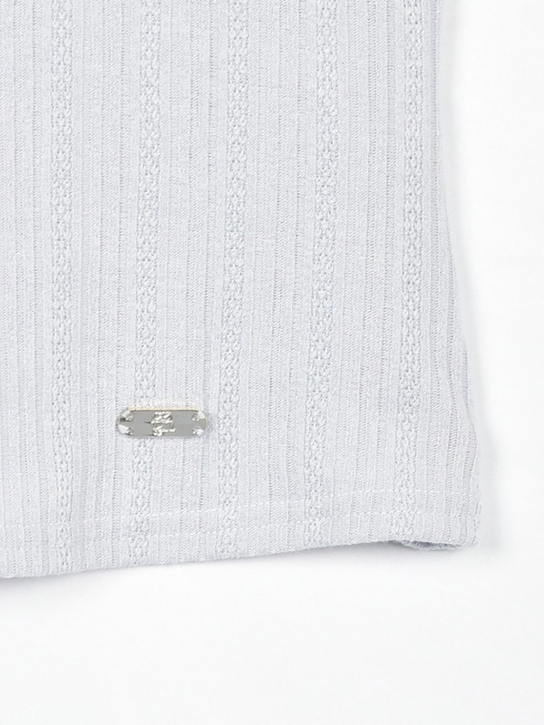 シャツドッキングリボントップス 詳細画像 チャコール 16