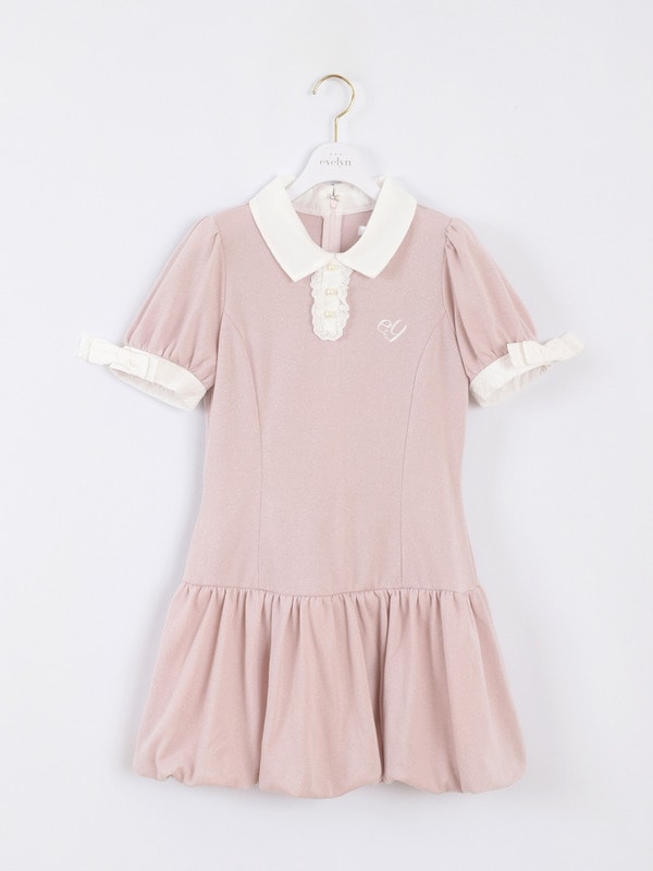 バルーンポロミニワンピース 詳細画像 ピンク 1