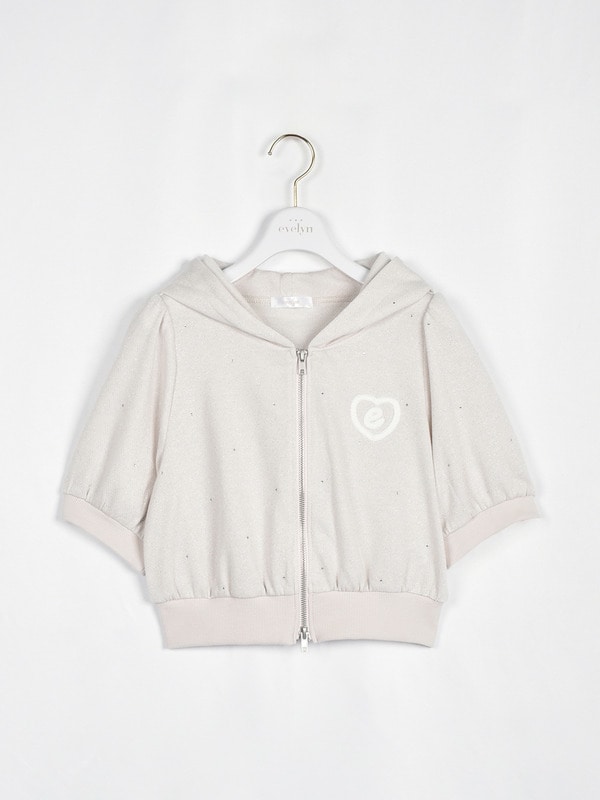 ビジュー半袖セットアップ 詳細画像 アイスブルー 16