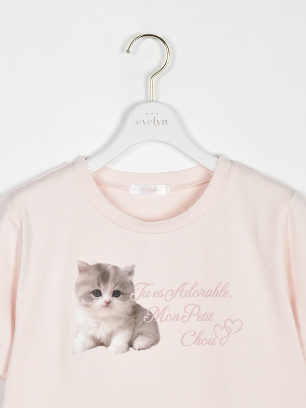 オリジナルねこTシャツ 詳細画像 オフホワイト 16